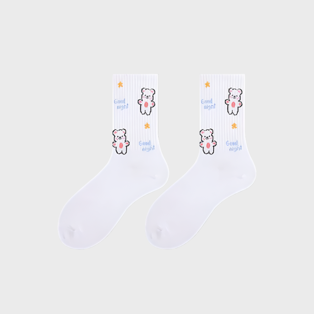 Zephyr Cotton Mid Length Socks for Women