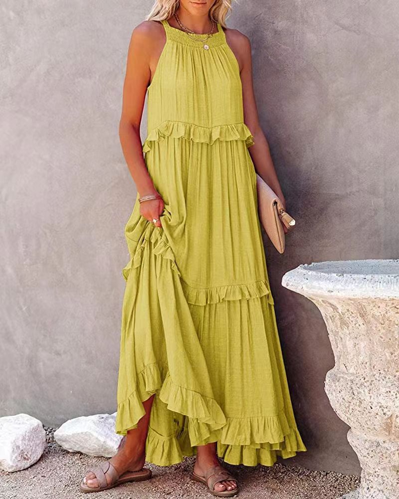 Cassie Flowy Sleeveless Summer Dress