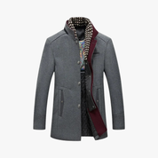 Variant image for Men's Trench Coat - Double-Breasted Business Trenchcoat with Adjustable Waist Belt-11