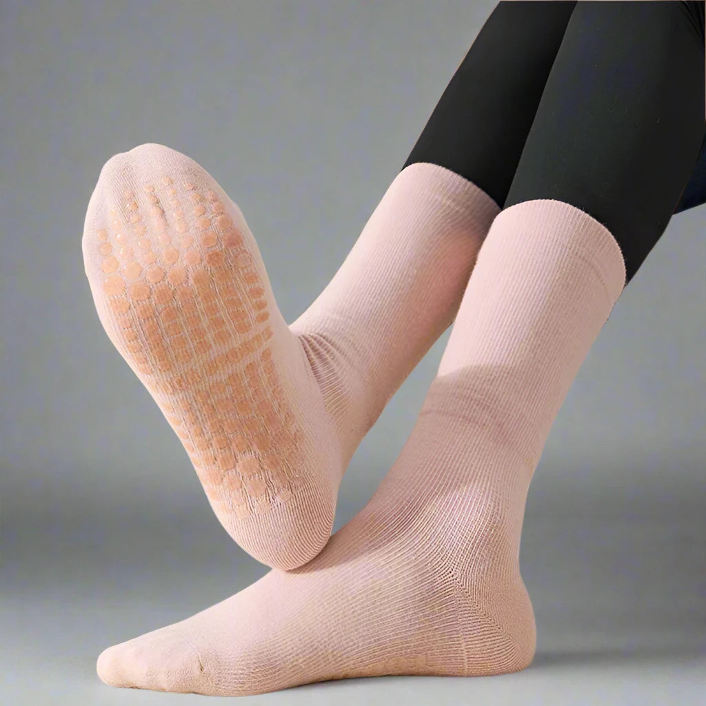 VintageToe Women's Pilates & Yoga Grip Socks