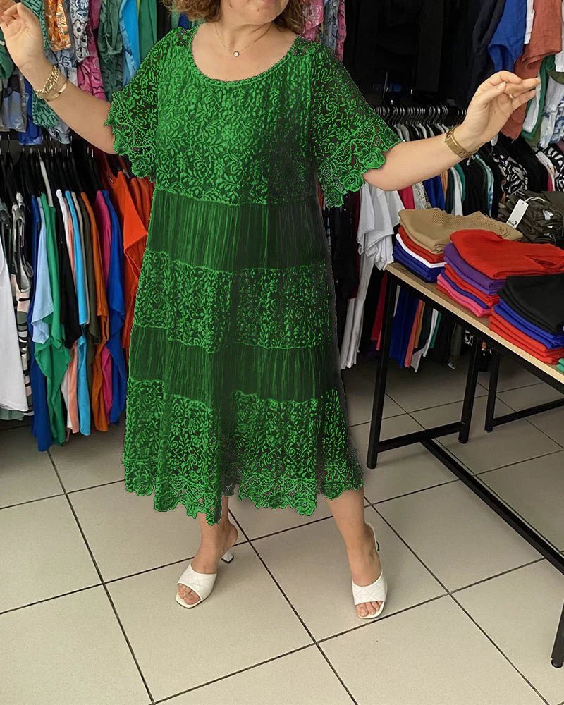 Meanne Driftwood Lace Casual Dress