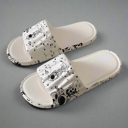 OpaquePrint Comfort Slides for Women