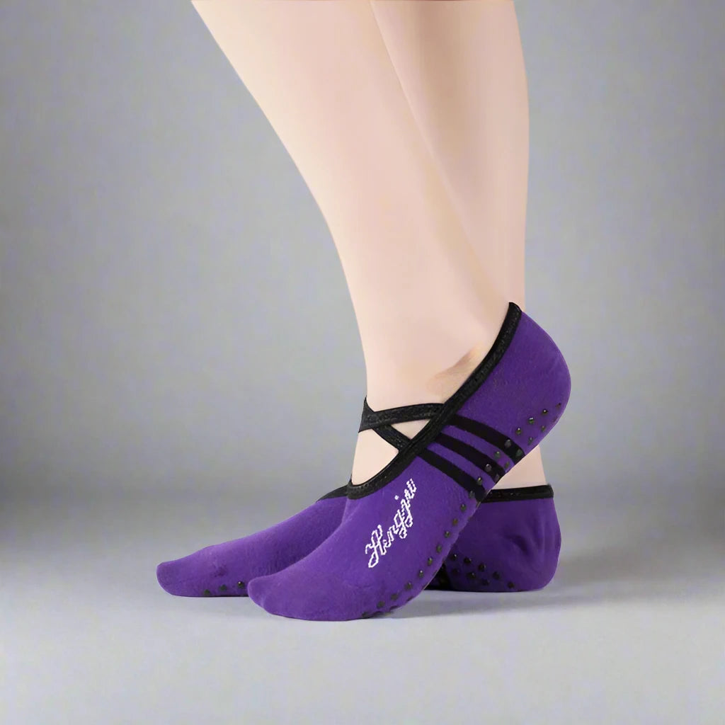 StrappedSafe Yoga & Pilates Grip Socks