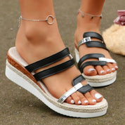Pearl Wedge Sandals for Women
