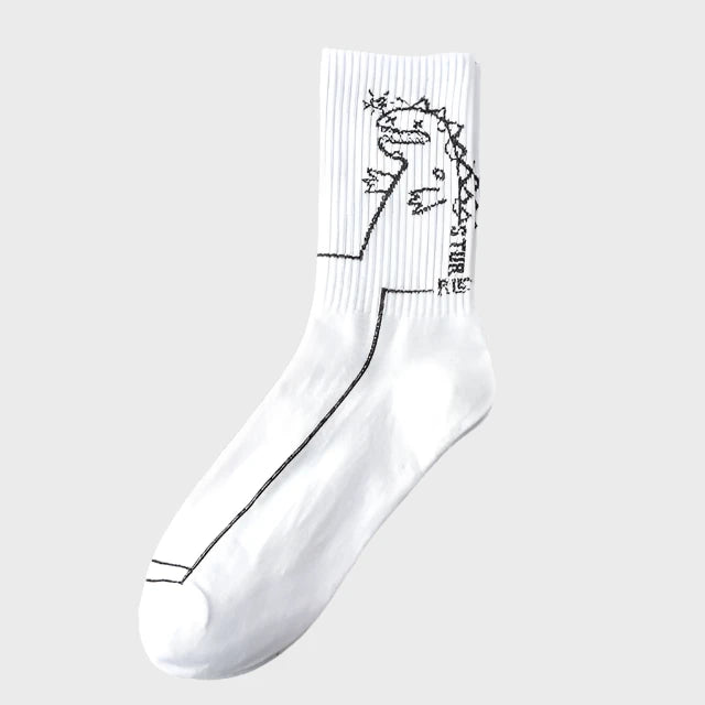 TrendyFigure Men's Crew Socks