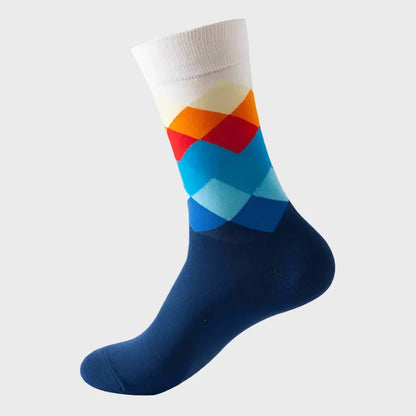 GradientShapes Men's knee High Socks