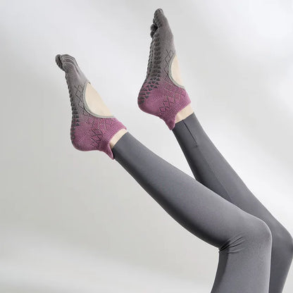 FadedFits Women's Yoga and Pilates Grip Socks