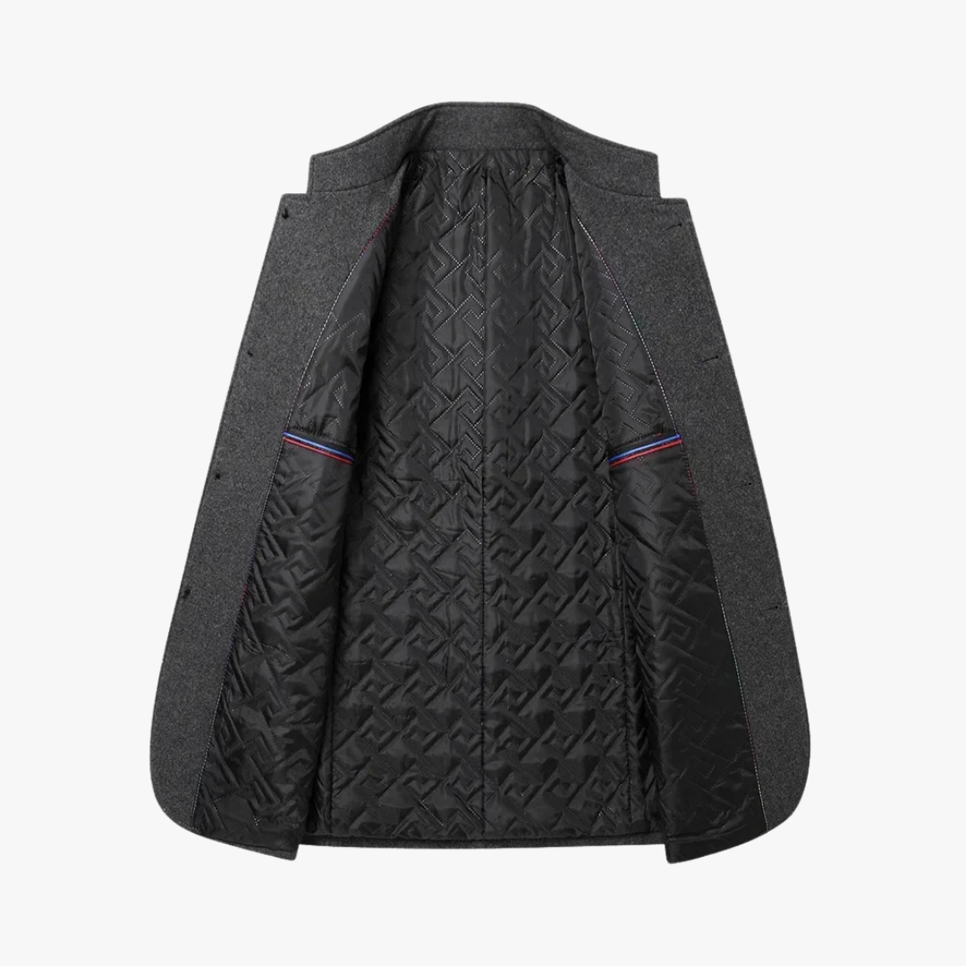 Women's Double-Breasted Trench Coat with Adjustable Waist Belt-6