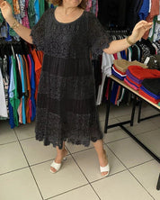 Meanne Driftwood Lace Casual Dress