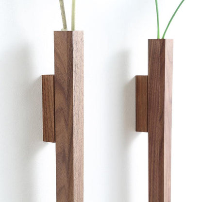 Anna Wooden Wall Vase