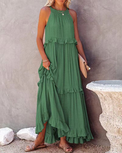 Cassie Flowy Sleeveless Summer Dress