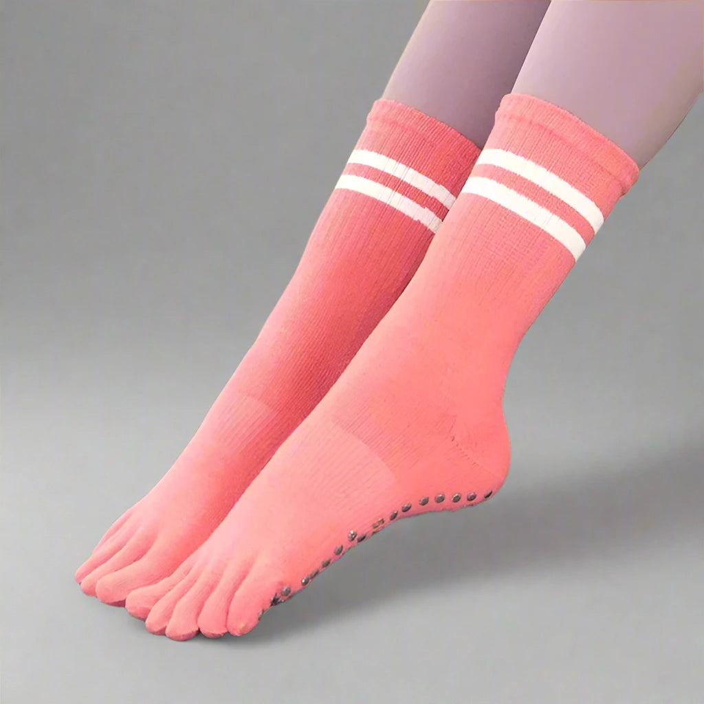 BreathStripe Warm Cotton Grip Socks