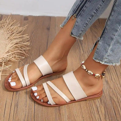 Carm Strappy Flat Sandals for Women