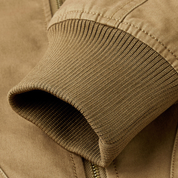 Men's Sherpa-Lined Canvas Jacket - Warm Winter Coat for Outdoor Work-5