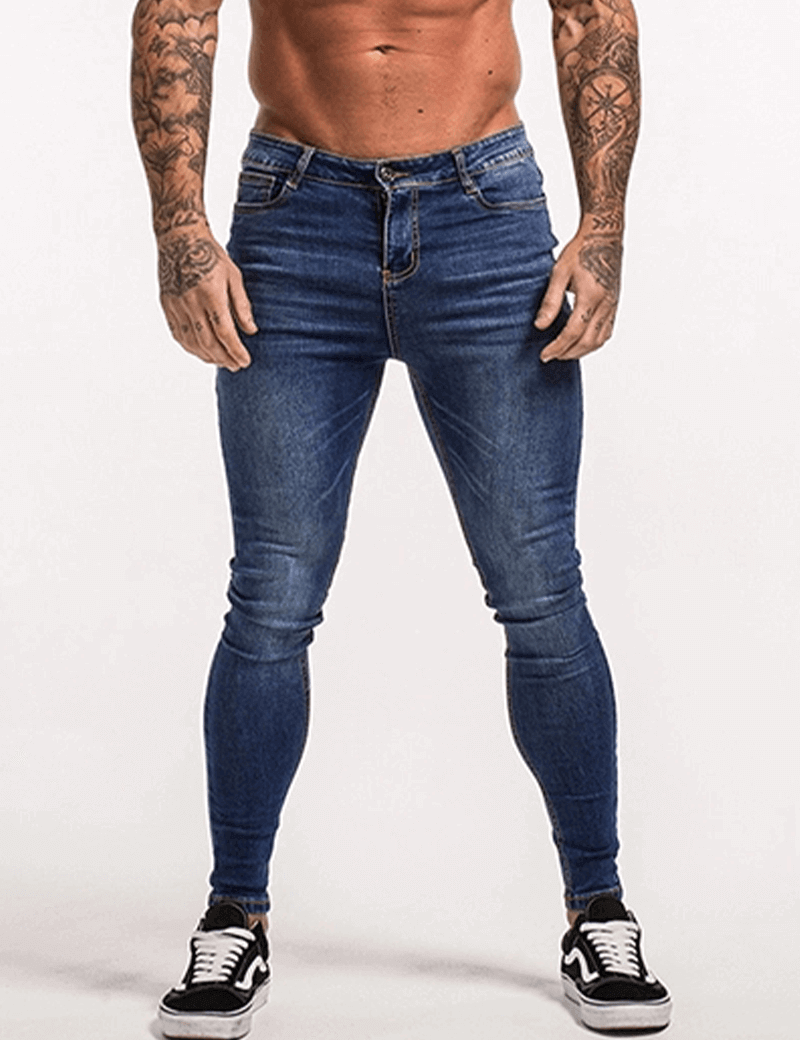 Men's Slim-Fit Denim Jeans - Best Jeans for Men - Comfortable Stretch Design-1