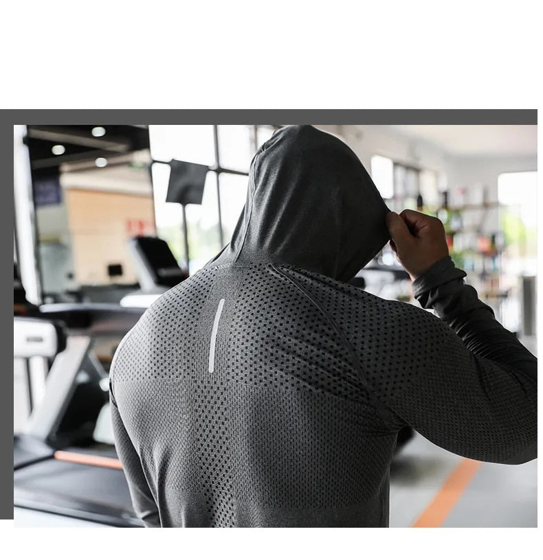 Men's Fitness Hoodie - Comfortable Breathable Sweatshirt for Gym and Casual Wear 5