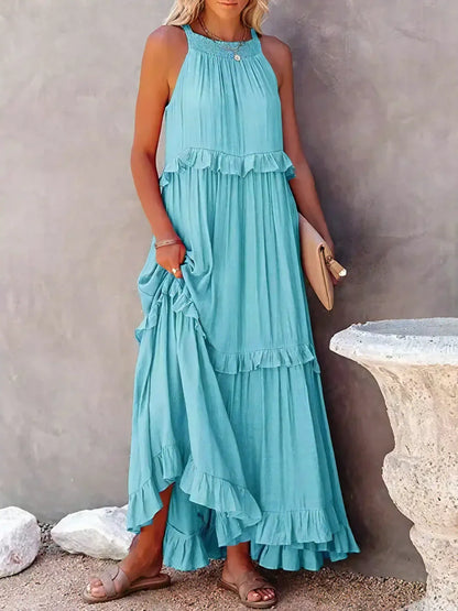 Iren Flowy Summer Maxi Dress