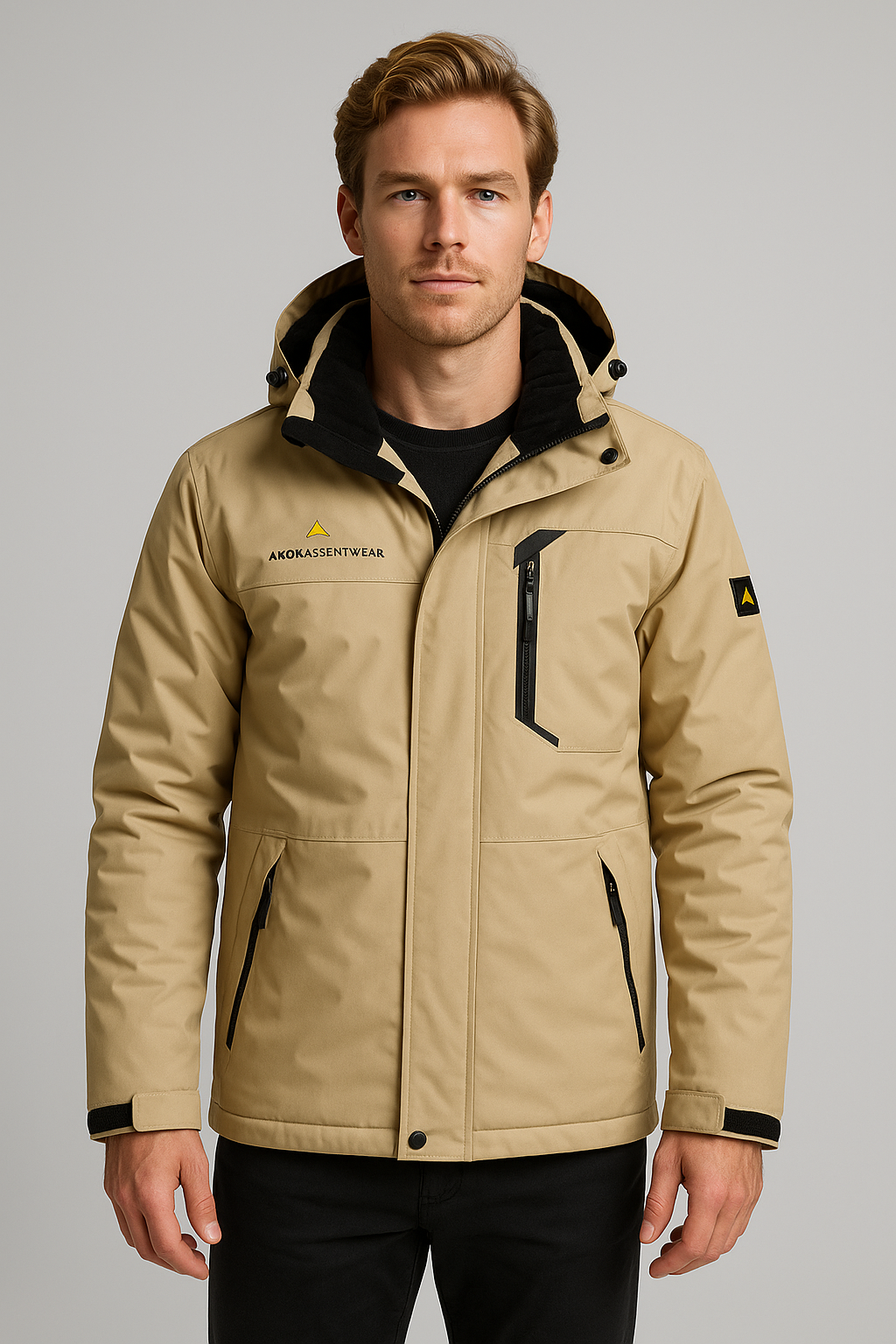 Men's Winter Parka Jacket - Stylish and Warm Winter Coat for Cold Weather