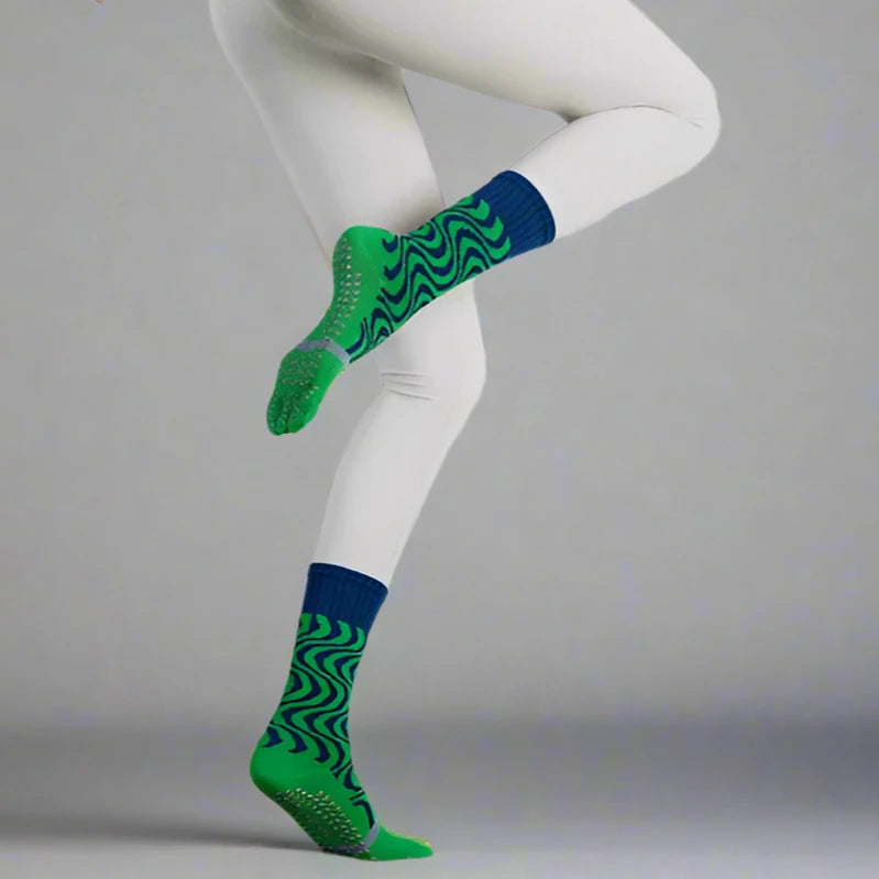 PatternWear Cotton Yoga & Pilates Grip Socks for Women