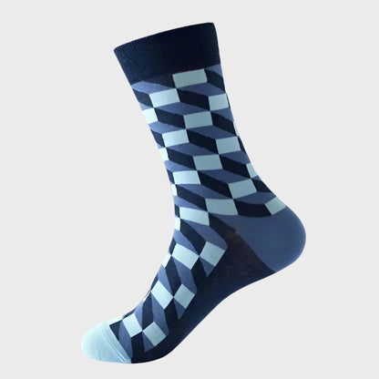 GradientShapes Men's knee High Socks