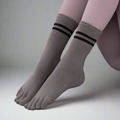 BreathStripe Warm Cotton Grip Socks