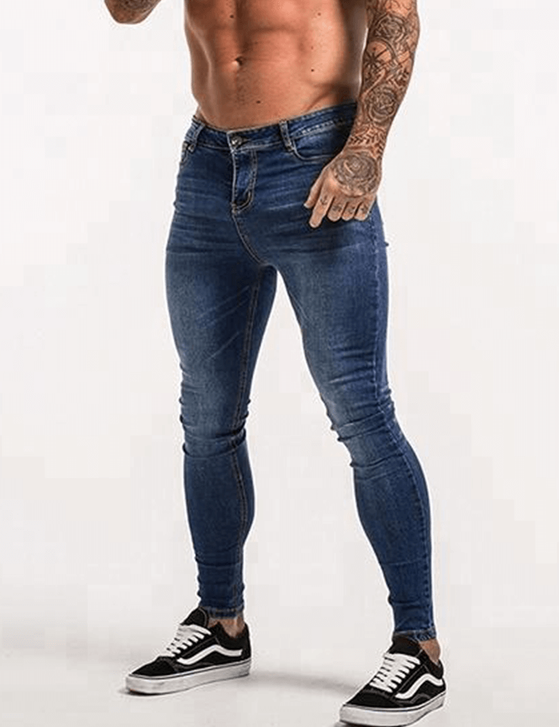 Men's Slim-Fit Denim Jeans - Best Jeans for Men - Comfortable Stretch Design-2