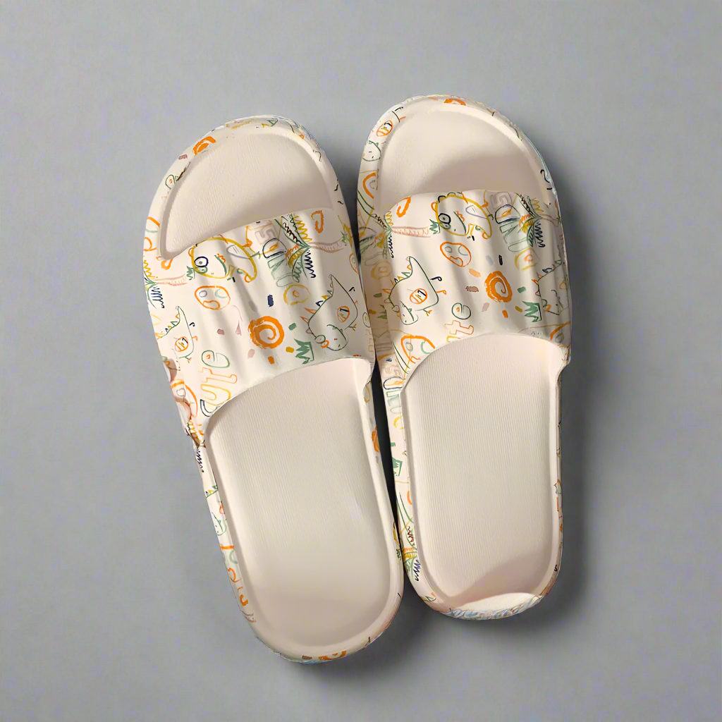 OpaquePrint Comfort Slides for Women