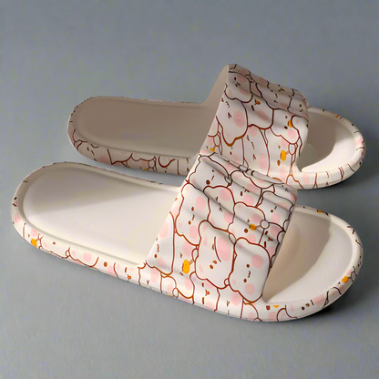 OpaquePrint Comfort Slides for Women