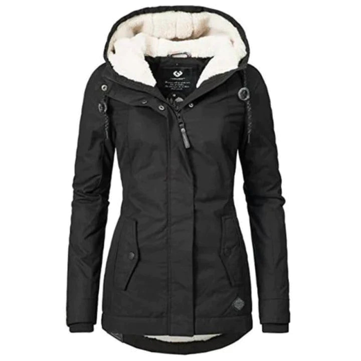 Women's Long Puffer Coat - Stylish and Warm Winter Jacket for Cold Weather-3