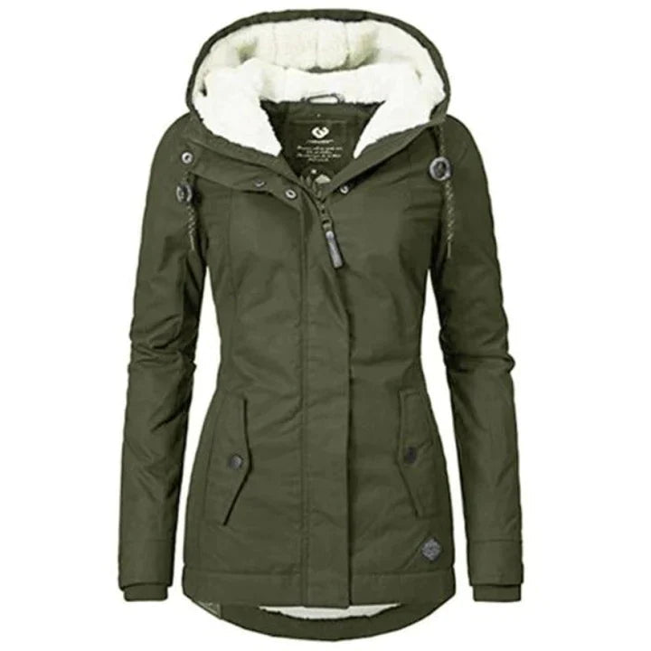 Women's Long Puffer Coat - Stylish and Warm Winter Jacket for Cold Weather-1