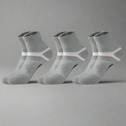 CoolRun High Quality Men's Cotton Running Socks - 3 Pairs