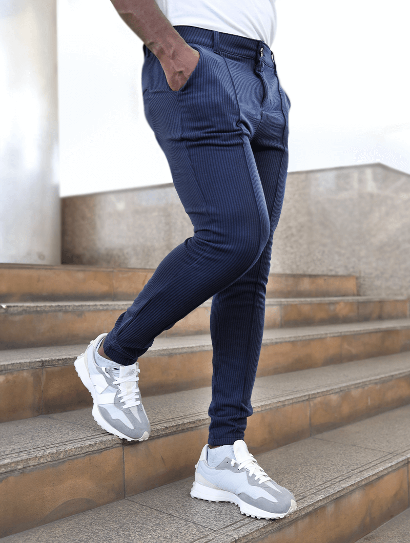 Men's Chino Pants - Modern Fit Trousers for Casual and Formal Wear-4