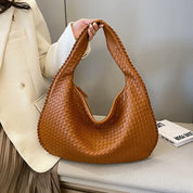Elegant Woven Companion - Stylish Tote Bag