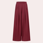 Women's Wide Leg Pants with Matching Belt - Stylish Loose Fit for Any Occasion-3