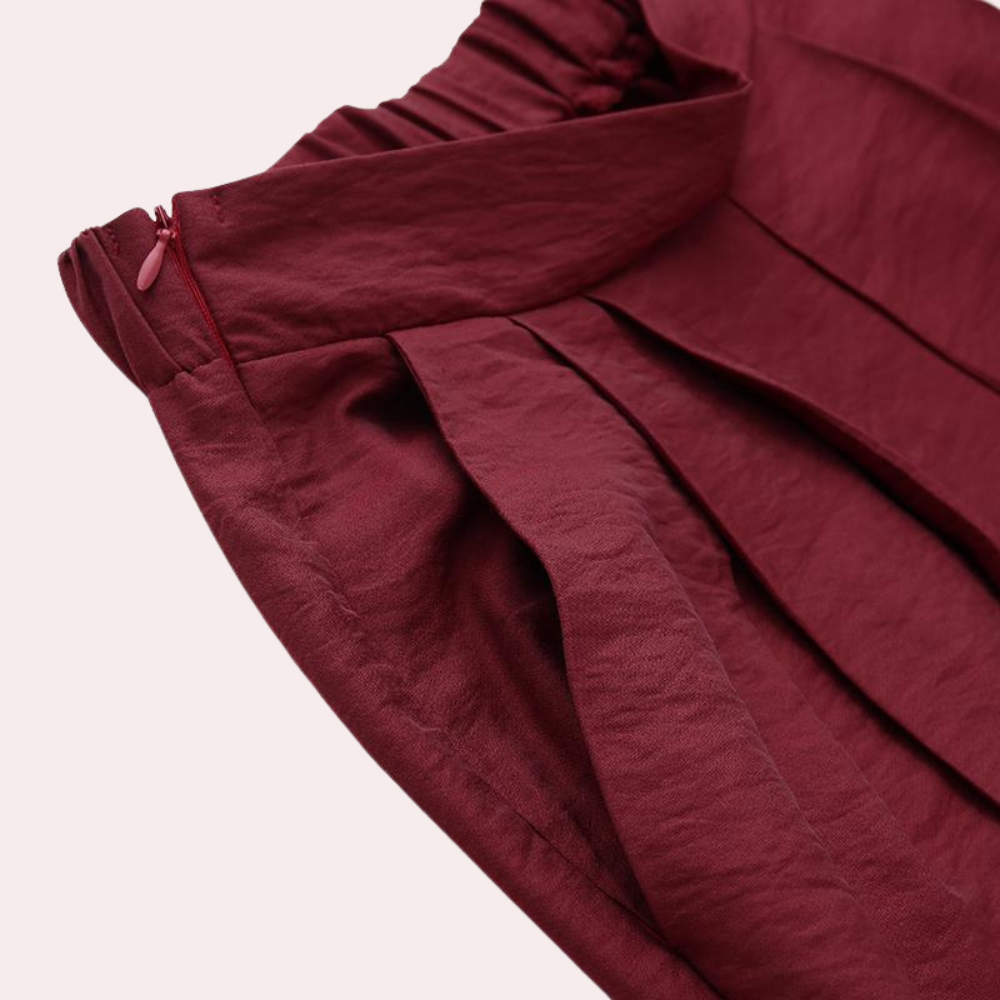 Women's Wide Leg Pants with Matching Belt - Stylish Loose Fit for Any Occasion-5