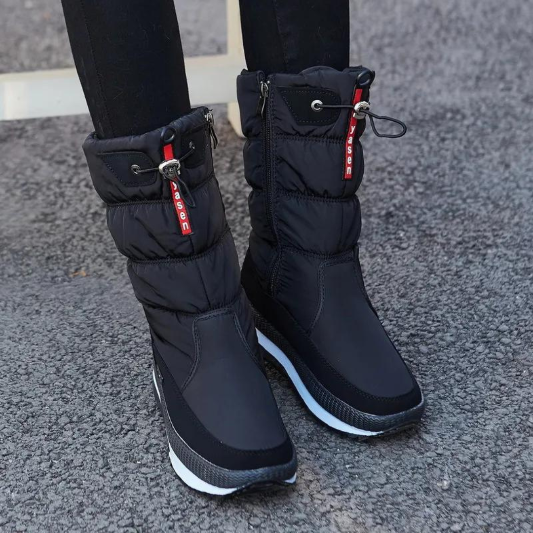 Women's Black Winter Boots - Stylish, Comfortable, Insulated, Water Repellent 4