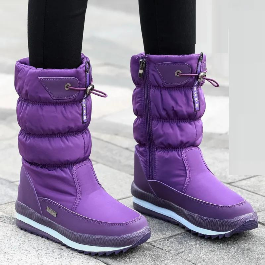 Women's Black Winter Boots - Stylish, Comfortable, Insulated, Water Repellent 3