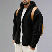 Men's Hooded Sweater - Relaxed Fit, Soft Fabric, Adjustable Hood for Casual Style 1