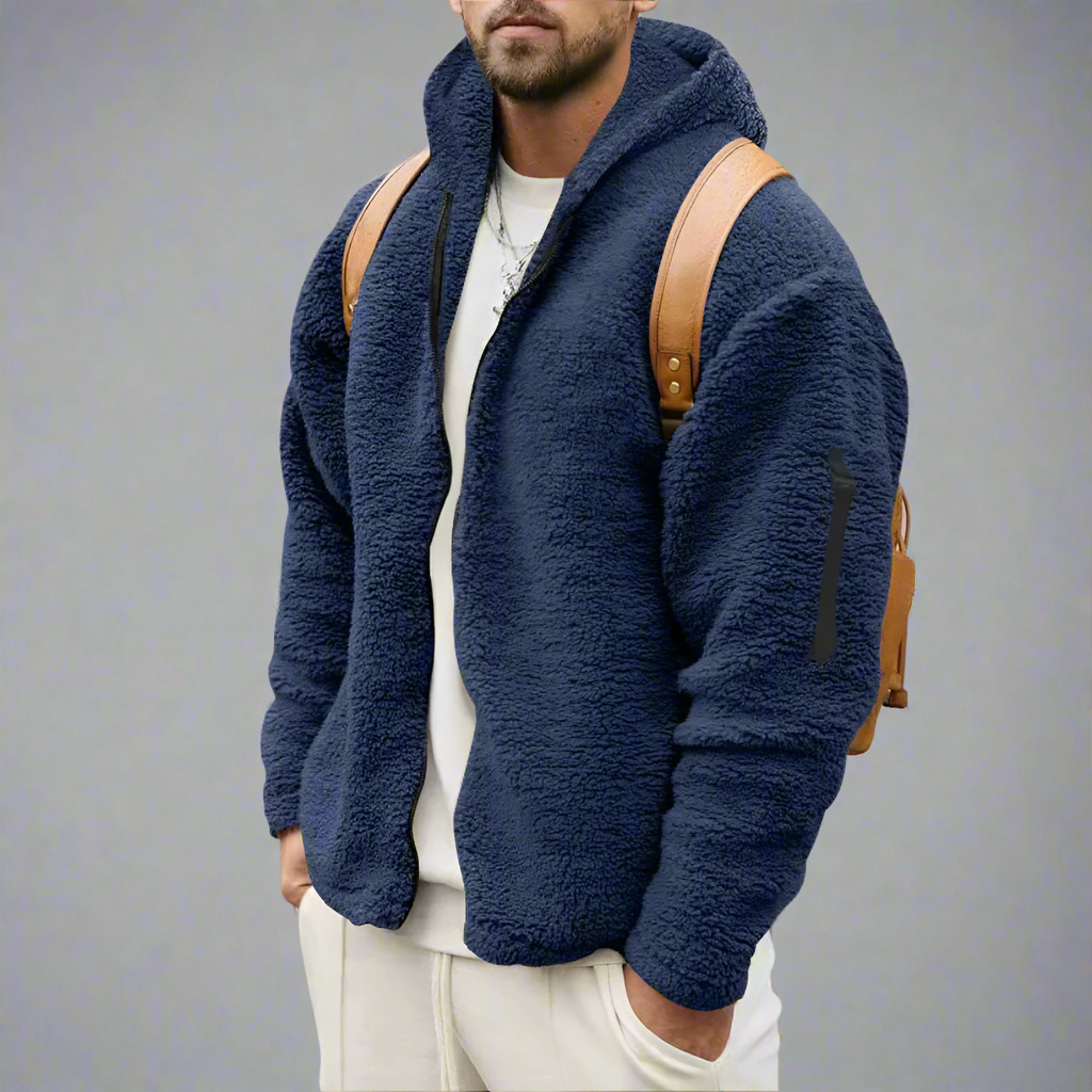 Men's Hooded Sweater - Relaxed Fit, Soft Fabric, Adjustable Hood for Casual Style 2