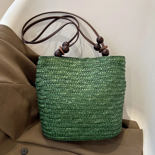 Boho Bliss Woven Bag - Chic Shoulder Tote