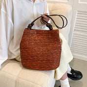 Boho Bliss Woven Bag - Chic Shoulder Tote