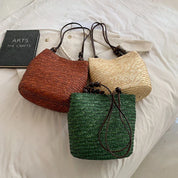 Boho Bliss Woven Bag - Chic Shoulder Tote