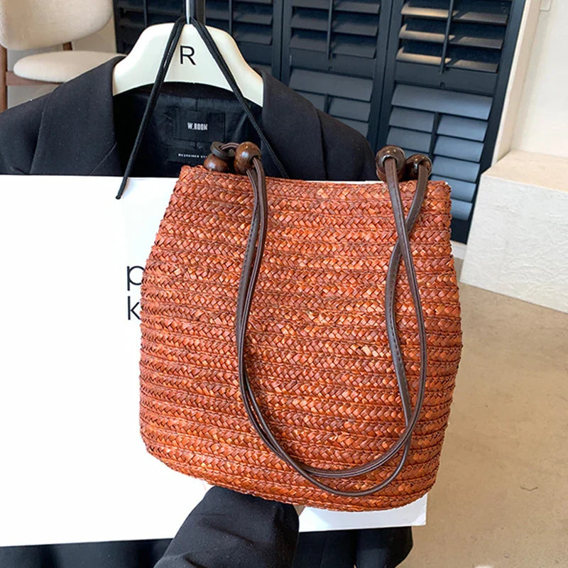 Boho Bliss Woven Bag - Chic Shoulder Tote