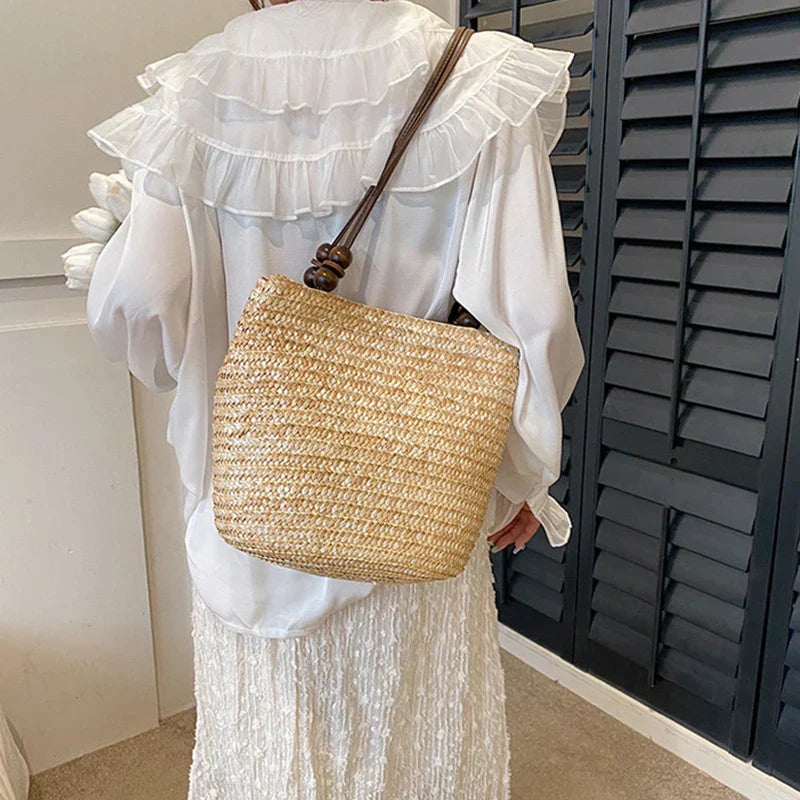 Boho Bliss Woven Bag - Chic Shoulder Tote