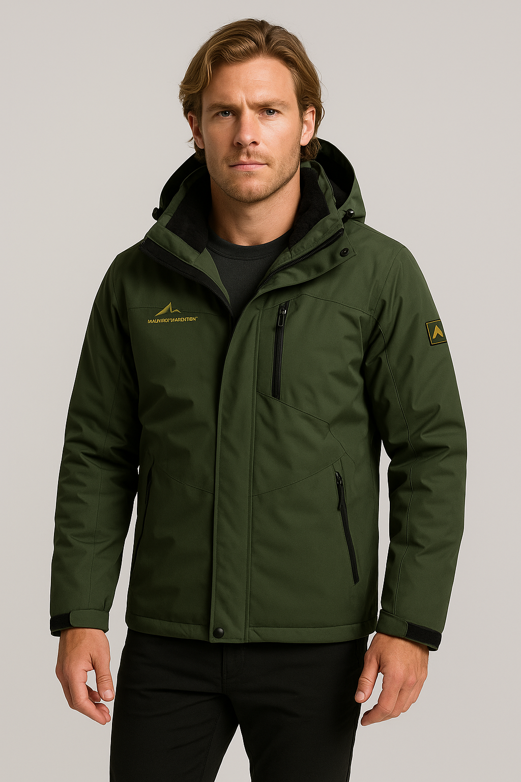 Men's Winter Parka Jacket - Stylish and Warm Winter Coat for Cold Weather
