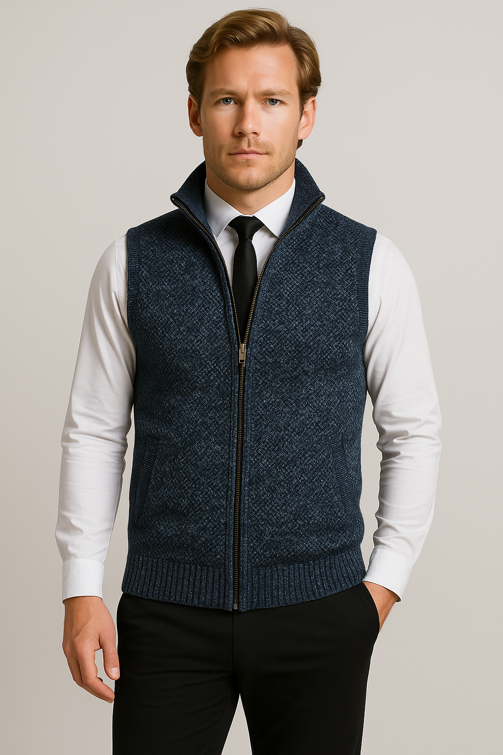 Men's Classy Old Money Bodywarmer - Stylish Layering Piece for All Occasions