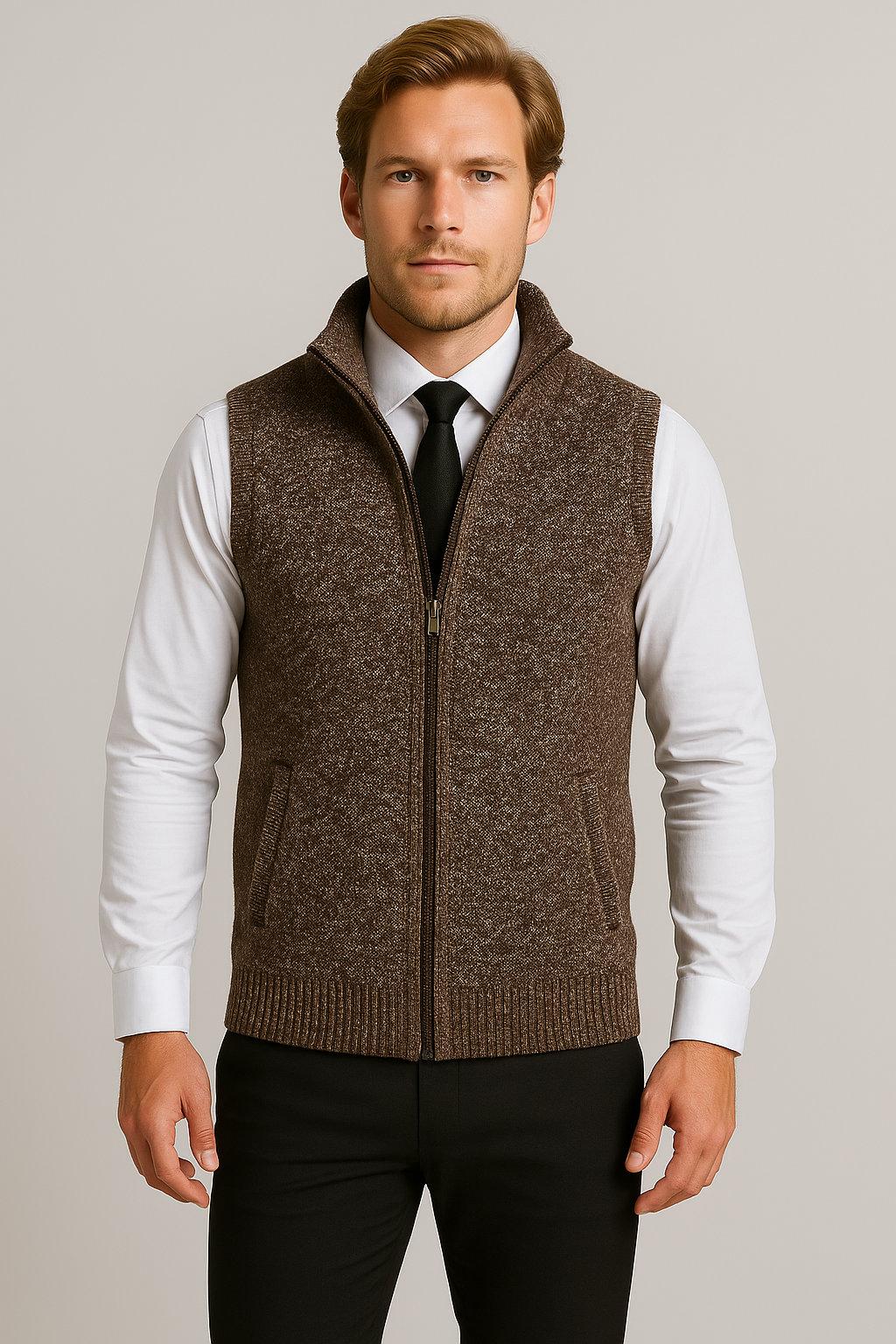 Men's Classy Old Money Bodywarmer - Stylish Layering Piece for All Occasions