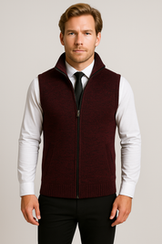 Men's Classy Old Money Bodywarmer - Stylish Layering Piece for All Occasions