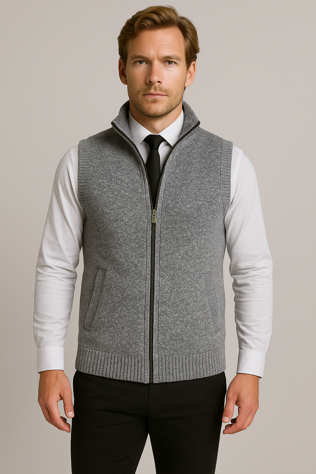 Men's Classy Old Money Bodywarmer - Stylish Layering Piece for All Occasions