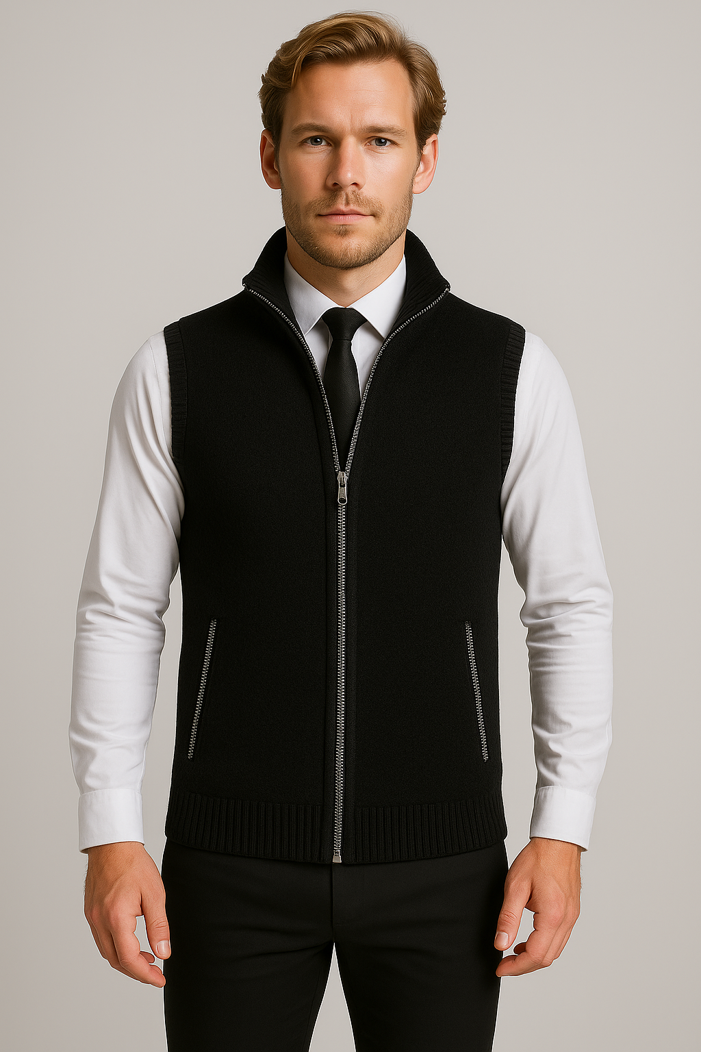 Men's Classy Old Money Bodywarmer - Stylish Layering Piece for All Occasions